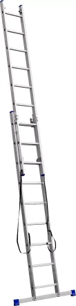 Лестница ЗУБР универсальная, двухсекционная со стабилизатором, 9 ступеней 38821-09 купить в Губкинске
