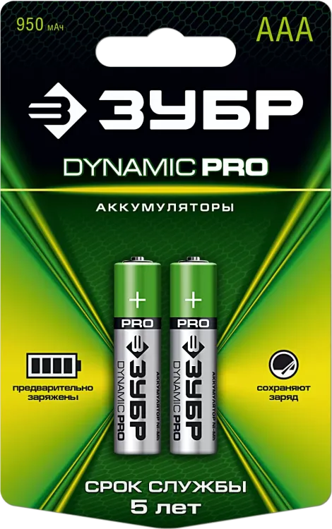 Аккумуляторы DYNAMIC PRO никель-металлгидридные (NiMH) ААА 950мА/ч серия Без серии купить в Губкинске