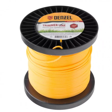 Леска для триммера звезда   3,0 мм 120 м на Din катушке Россия Denzel 96132 купить в Губкинске