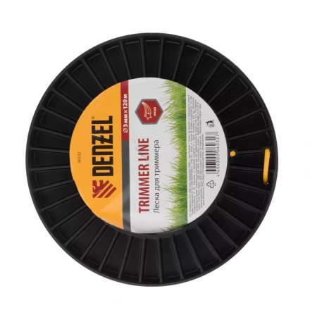 Леска для триммера звезда   3,0 мм 120 м на Din катушке Россия Denzel 96132 купить в Губкинске