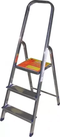 Стремянка алюминиевая Энкор 3 ступени 69650 купить в Губкинске