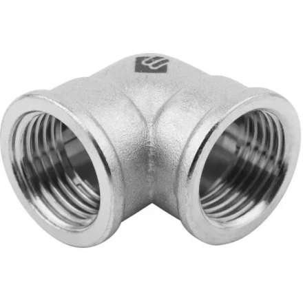 Уголок ЗУБР &quot;ЭКСПЕРТ&quot;, никелированная латунь, г/г, 1/2&quot; 51271-G/G-1/2 купить в Губкинске