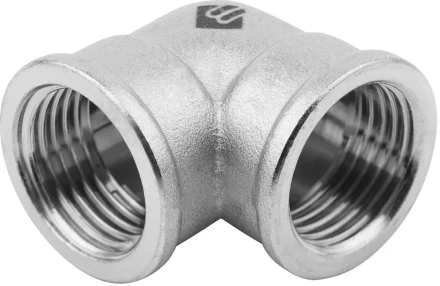 Уголок ЗУБР &quot;ЭКСПЕРТ&quot;, никелированная латунь, г/г, 1/2&quot; 51271-G/G-1/2 купить в Губкинске