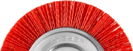 ЗУБР &quot;ПРОФЕССИОНАЛ&quot;. Щетка дисковая для УШМ, нейлоновая проволока с абразивным покрытием, 100х22мм 35160-100_z01 купить в Губкинске