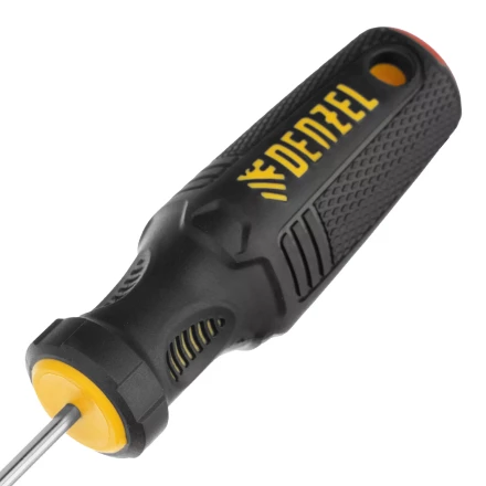 Отвертка PH0х75 мм, CrV, трехкомпонентная рукоятка Denzel 12171 купить в Губкинске