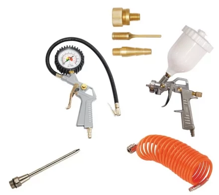 Компрессор безмасляный поршневой прямой привод Fubag  Expert Set OL195/24+5 предметов  купить в Губкинске