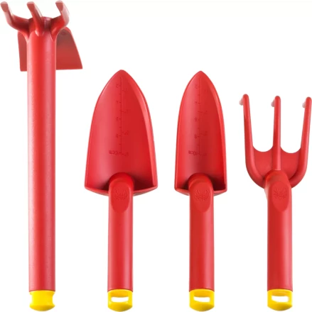 Набор GRINDA: Совок посадочный широкий, совок посадочный узкий, рыхлитель, мотыга-рыхлитель с нейлоновым корпусом, 4 предмета 421360-H4 купить в Губкинске