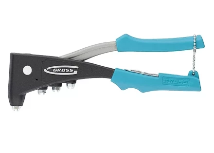 Заклёпочник литой  усиленный заклёпки 2,4-4,8мм GROSS 40403 купить в Губкинске