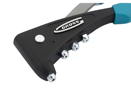 Заклёпочник литой  усиленный заклёпки 2,4-4,8мм GROSS 40403 купить в Губкинске