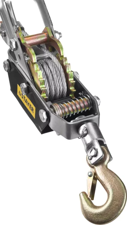 Лебедка STAYER "MAXPull" рычажная, тросовая, 4т/3м 4310-4 купить в Губкинске