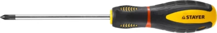Отвертка STAYER &quot;PROFI&quot; &quot;PROTech&quot;, двухкомп рукоятка, намагниченная, Cr-Mo, PH1x100мм 25132-1-10_z02 купить в Губкинске