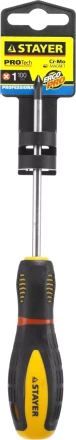 Отвертка STAYER &quot;PROFI&quot; &quot;PROTech&quot;, двухкомп рукоятка, намагниченная, Cr-Mo, PH1x100мм 25132-1-10_z02 купить в Губкинске
