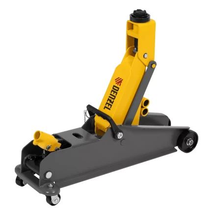 Домкрат гидравлический подкатной с фиксатором Denzel 51261, 3 т, 190-532 мм, SUV купить в Губкинске