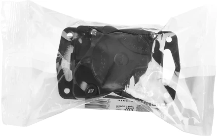 Колодка СИБИН для удлинителя, 1 гнездо, заземление, защитные крышки, IP44, макс мощность 3500Вт 55114-1 купить в Губкинске