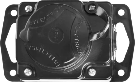 Колодка СИБИН для удлинителя, 1 гнездо, заземление, защитные крышки, IP44, макс мощность 3500Вт 55114-1 купить в Губкинске