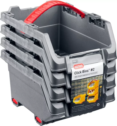 Набор лотков &quot;Clickbin&quot;, 0,45 л, KETER 38065-K4 купить в Губкинске