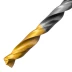 Сверло спиральное по металлу Denzel 5,5 x 93мм, Р6М5, Golden Tip, многогранная заточка, 718277 купить в Губкинске