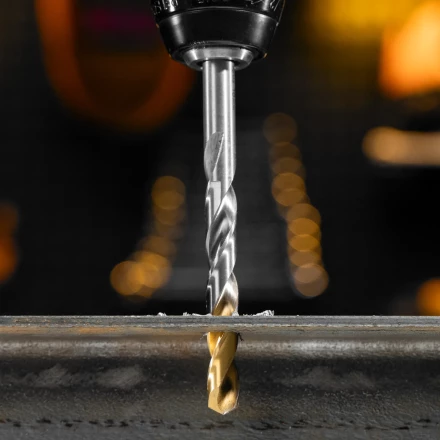 Набор сверл по металлу Denzel 723009, 1-13 мм, Р6М5-TiN, Golden Tip, 25 шт купить в Губкинске