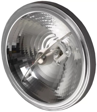 Лампа галогенная СВЕТОЗАР алюм. отражатель, угол 24гр, цоколь G53, диаметр 111мм, 35Вт, 12В SV-44743-24 купить в Губкинске