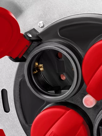 Силовые удлинители на стальной катушке  HEAVY DUTY 4.0, кабель КГ 3х2,5 кв мм 55086-50 купить в Губкинске