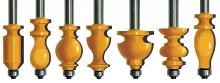 Набор фрез кромочных фигурных хвостовик 12 мм 7 штук 46614 купить в Губкинске