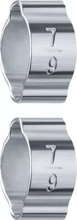 ЗУБР 7 - 9 мм, 2 шт, обжимной хомут, Профессионал (64929-07-09) купить в Губкинске