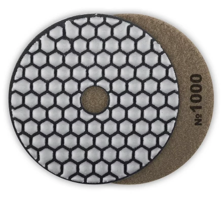 ЗУБР 100 мм, №1000, сухое шлифование, алмазный гибкий шлифовальный круг АГШК, Профессионал (29868-1000) купить в Губкинске