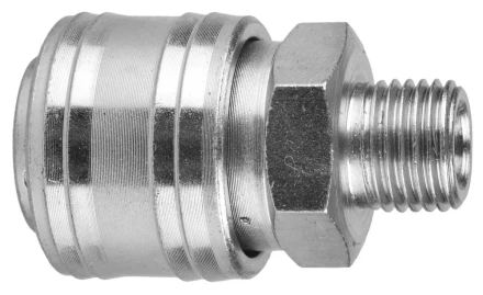 Переходник KRAFTOOL &quot;EXPERT QUALITAT&quot; для пневмоинструмента, резьба 1/4&quot; &quot;папа&quot; - быстросъемное соединение &quot;мама&quot; 6594 купить в Губкинске