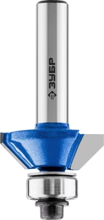 ЗУБР 25.4 x 8 мм, фреза кромочная калевочная (фасочная) №9, Профессионал (28711-25.4) купить в Губкинске