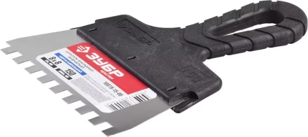 Шпатель ЗУБР &quot;МАСТЕР&quot; ФАСАДНЫЙ, нержавеющее полотно, 150мм, зуб 8х8мм 10078-15-08 купить в Губкинске