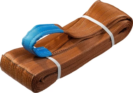 ЗУБР СТП-6/6, коричневый, г/п 6 т, длина 6 м, текстильный петлевой строп (43556-6-6) купить в Губкинске