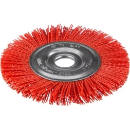 ЗУБР "ПРОФЕССИОНАЛ". Щетка дисковая для УШМ, нейлоновая проволока с абразивным покрытием, 150х22мм 35160-150_z01