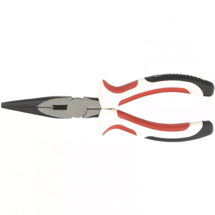 Длинногубцы Premium 180 мм прямые трехкомпонентные рукоятки MATRIX 17186 купить в Губкинске