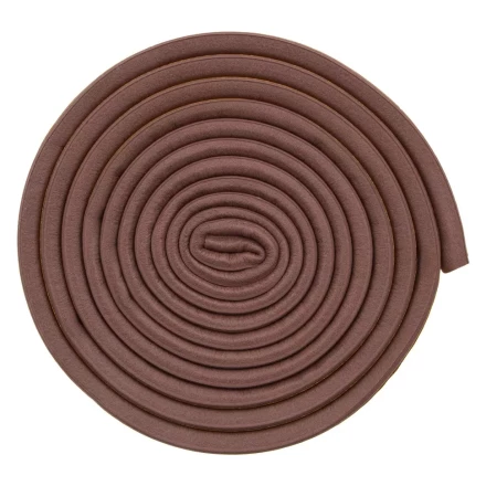 Уплотнитель резиновый, 6 м, профиль &quot;D&quot;, коричневый Сибртех 88916 купить в Губкинске