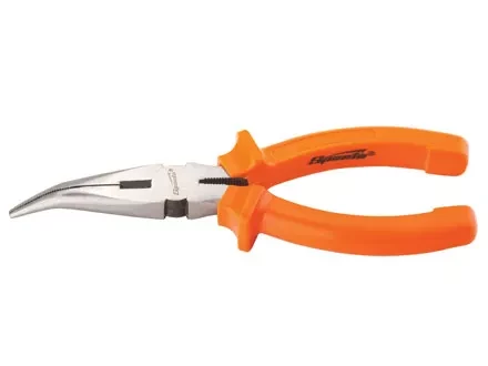 Длинногубцы изогнутые Classic 160 мм шлифованные пластмассовые рукоятки SPARTA 17411 купить в Губкинске