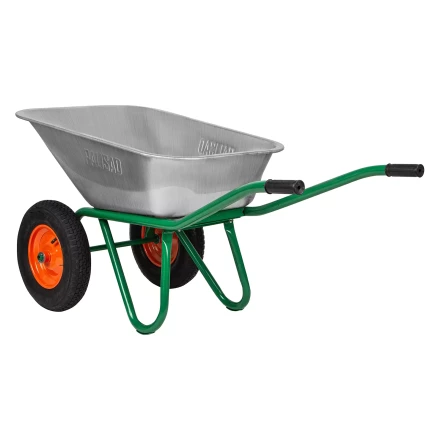 Тачка садово-строительная Palisad 689860, 2-х колесная, усиленная, грузоподъемность 320 кг, объем 100 л купить в Губкинске