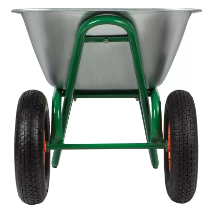 Тачка садово-строительная Palisad 689860, 2-х колесная, усиленная, грузоподъемность 320 кг, объем 100 л купить в Губкинске