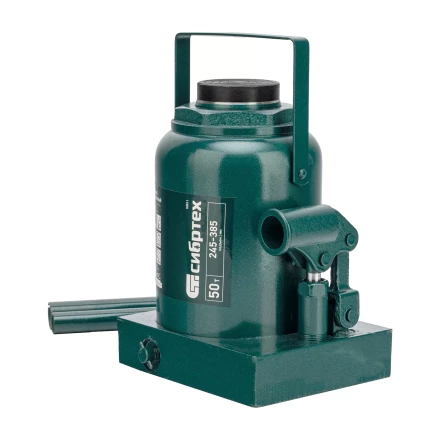 Домкрат гидравлический бутылочный Сибртех 50811, 50 т, 245-385 мм купить в Губкинске