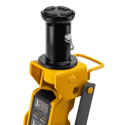 Домкрат гидравлический подкатной Denzel 51270, 2/3 т, 98-770 мм, быстрый подъем, низ. подхват, проф, SUV купить в Губкинске