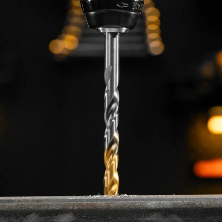 Набор сверл по металлу Denzel 723010, 1-13 мм, Р6М5К8-TiN, Golden Tip, 25 шт купить в Губкинске