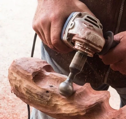 Шарообразная фреза MESSER 40х108хМ14  для объемно-фигурных работ по дереву купить в Губкинске