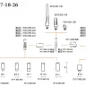 Горелка TIG 18 320A 100% TIG 250 315 AC/DC 8метра Trak-50MMQ 2p б/р Aurora купить в Губкинске