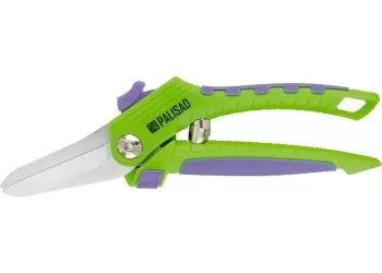 Секатор цветочный, 210 мм, пружина лент. типа, прямые режущие губки  PALISAD 60555 купить в Губкинске