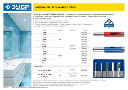 Сверла алмазные трубчатые серия ПРОФЕССИОНАЛ купить в Губкинске