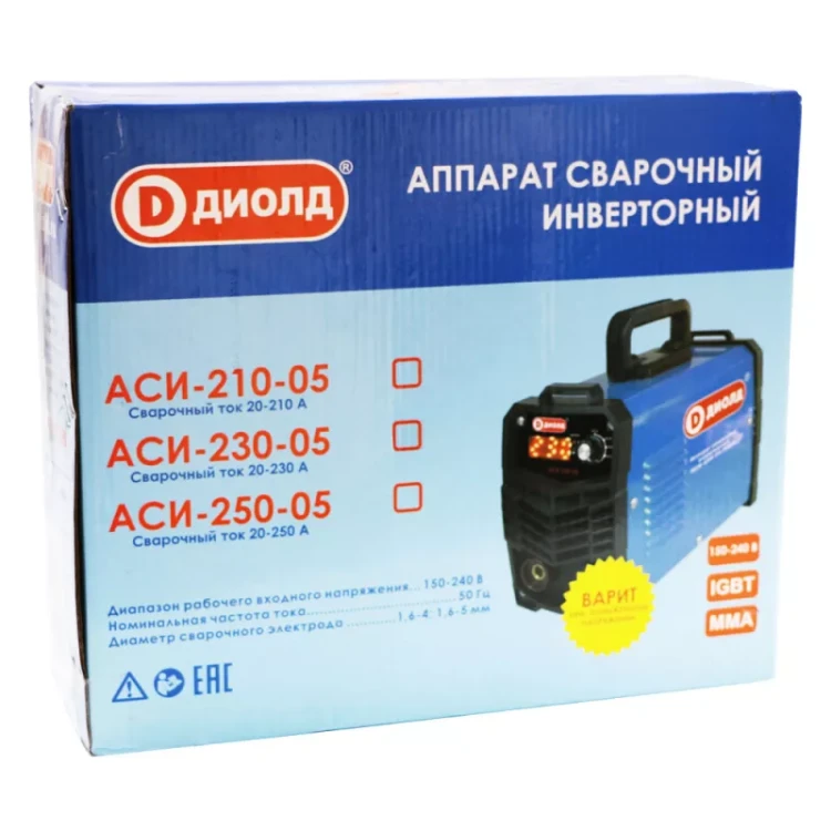 Аппарат сварочный инверторный Диолд АСИ 250-05 купить в Губкинске
