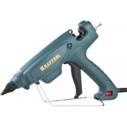Пистолет клеевой (термоклеящий) &quot;PRO&quot;, KRAFTOOL 06843-220-12, эл, двухкомп корпус, рабоч темп 193град, выход клея 1,2кг/час, d=12мм, 220Вт 06843-220-12 купить в Губкинске