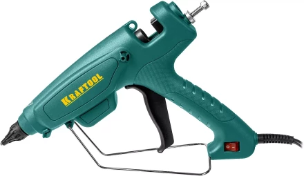 Пистолет клеевой (термоклеящий) &quot;PRO&quot;, KRAFTOOL 06843-220-12, эл, двухкомп корпус, рабоч темп 193град, выход клея 1,2кг/час, d=12мм, 220Вт 06843-220-12 купить в Губкинске