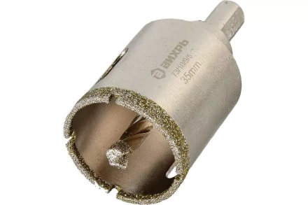 Коронка алмазная Вихрь по керамограниту/керамике, 35 мм 73/10/9/5 купить в Губкинске