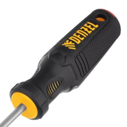Отвертка PH1х150 мм, CrV, трехкомпонентная рукоятка Denzel 12176 купить в Губкинске