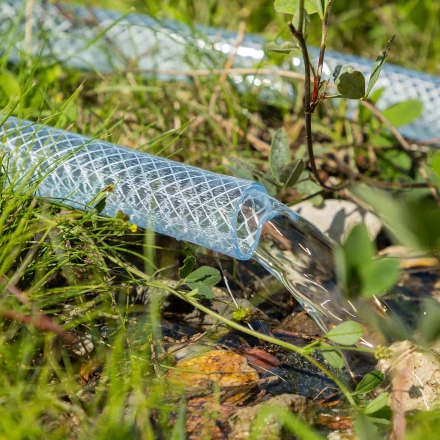 Шланг поливочный прозрачный армированный Palisad 3-х слойный, 1/2&quot;, 15 м, 67360 купить в Губкинске